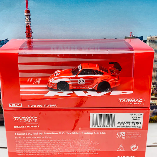 Tarmac Works 1/64 RWB 993 RWB WU T64-017-WU