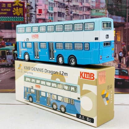 Tiny 微影 35 KMB DENNIS Dragon 12m (6C Mei Foo) 九巴 丹尼士巨龍12米 (淺藍色) (6C 美孚) KMB2020015
