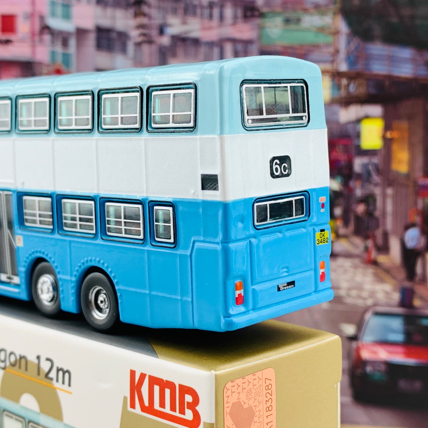 Tiny 微影 35 KMB DENNIS Dragon 12m (6C Mei Foo) 九巴 丹尼士巨龍12米 (淺藍色) (6C 美孚) KMB2020015