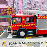 Tiny 微影 197 1/76 Scania Major Pump 消防處泵車 ATC64675