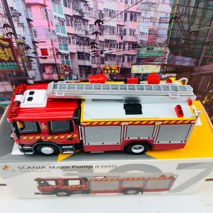Tiny 微影 197 1/76 Scania Major Pump 消防處泵車 ATC64675