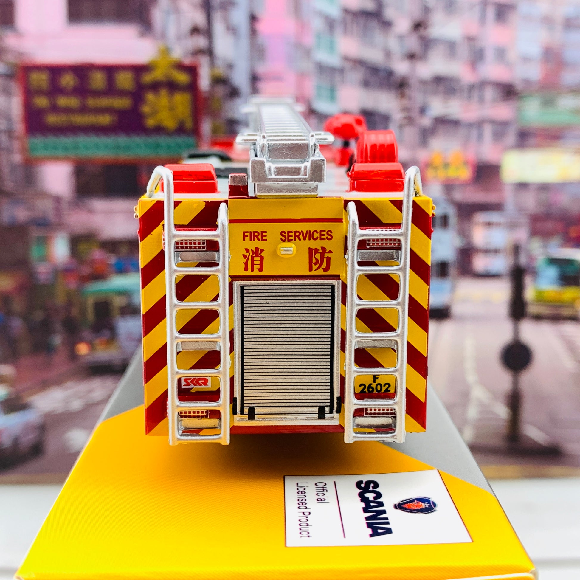Tiny 微影 197 1/76 Scania Major Pump 消防處泵車 ATC64675