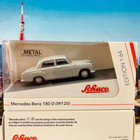 Schuco1/64 Mercedes-Benz 180 D Ponton Grey 452022100