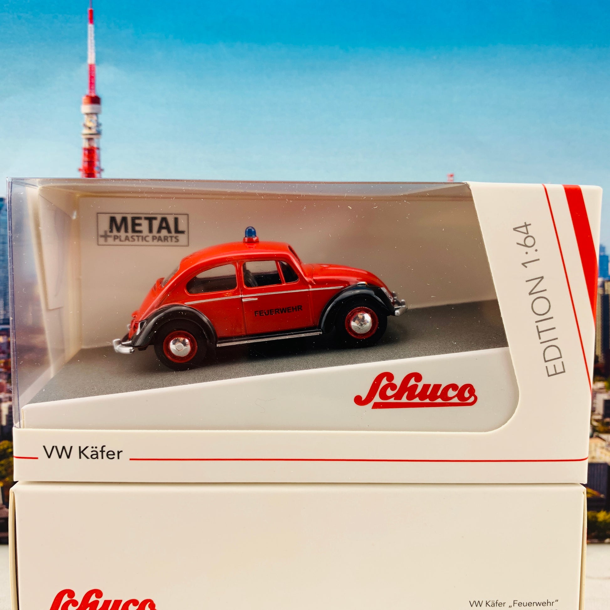 Schuco1/64 VW Beetle FIRE BRIG 452022600