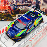 POPRACE 1/64 Super GT 2020 Evangelion Racing Test Unit-01 X works Audi R8 #33 Alex Au / Shaun Thong PR64-R8LMS-EVA01