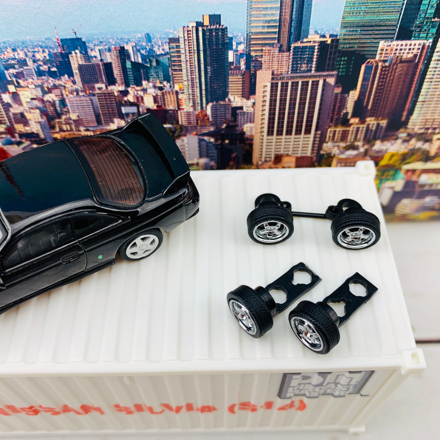 BM Creations JUNIOR 1/64 Nissan Silvia S14 Black RHD 64DM64001