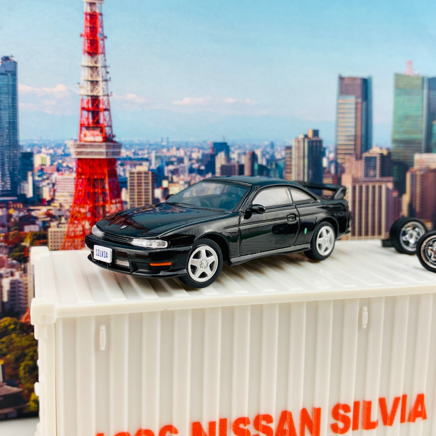 BM Creations JUNIOR 1/64 Nissan Silvia S14 Black RHD 64DM64001
