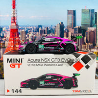 MINI GT 1/64 Acura NSX GT3 EVO #86 2019 IMSA Watkins Glen Class Winner LHD MGT00144-L