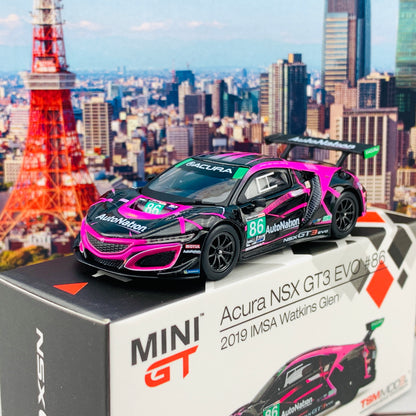 MINI GT 1/64 Acura NSX GT3 EVO #86 2019 IMSA Watkins Glen Class Winner LHD MGT00144-L