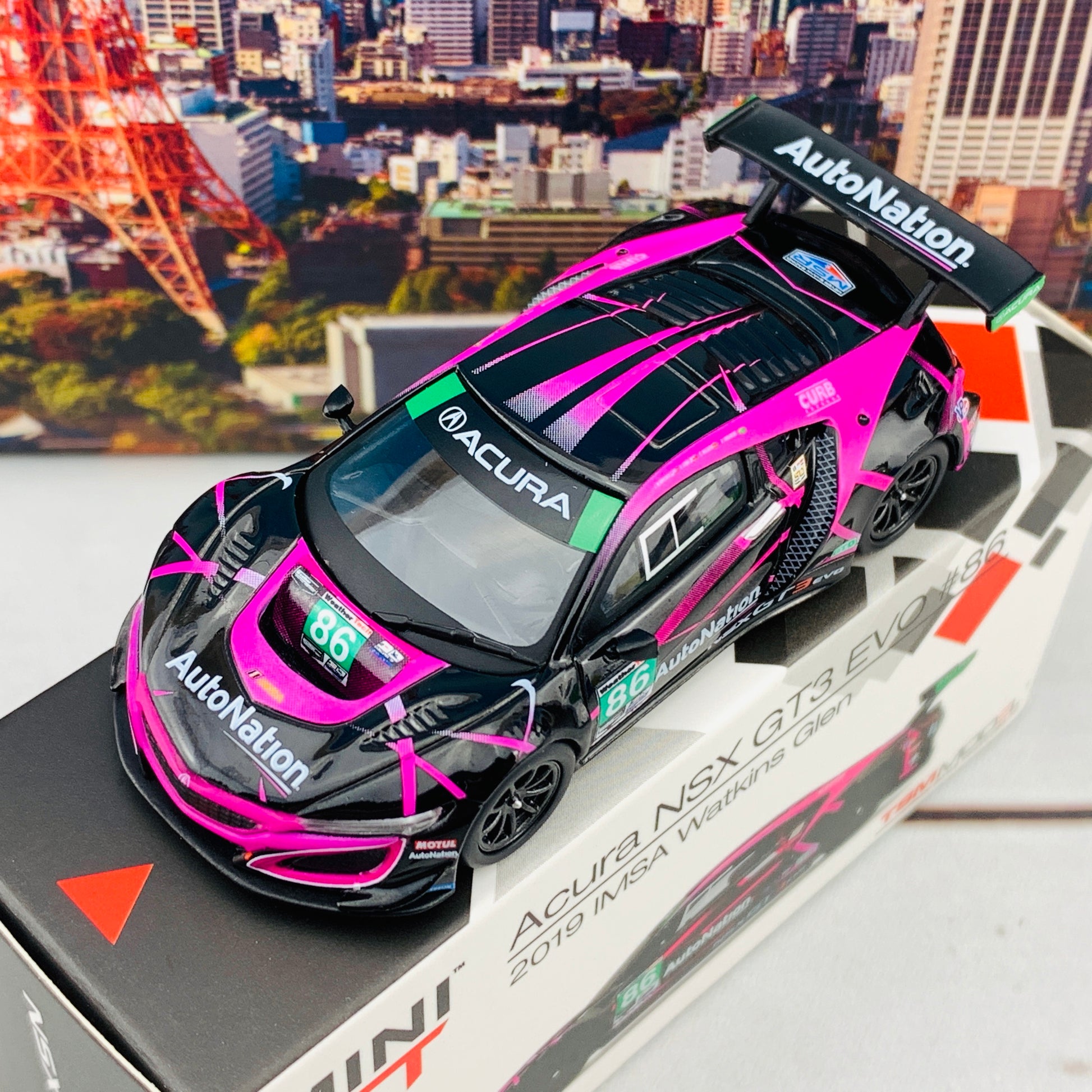 MINI GT 1/64 Acura NSX GT3 EVO #86 2019 IMSA Watkins Glen Class Winner LHD MGT00144-L