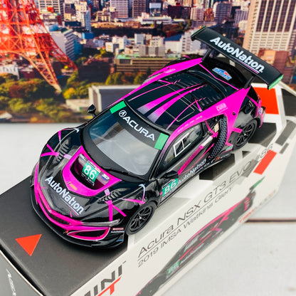 MINI GT 1/64 Acura NSX GT3 EVO #86 2019 IMSA Watkins Glen Class Winner LHD MGT00144-L