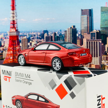 MINI GT 1/64  BMW M4 (F82) Sakhir Orange LHD MGT00121-L 