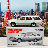 Tomytec Tomica Limited Vintage Neo 1/64 Nissan Cedric Wagon V20E SGL Limited WHITE/SILVER LV-N209a