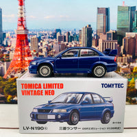 Tomytec Tomica Limited Vintage Neo 1/64 Mitsubishi Lancer GSR Evolution VI Navy Blue LV-N190c