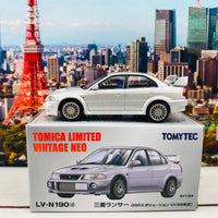 Tomytec Tomica Limited Vintage Neo 1/64 Mitsubishi Lancer GSR Evolution VI Silver LV-N190d