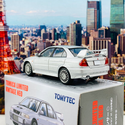 Tomytec Tomica Limited Vintage Neo 1/64 Mitsubishi Lancer GSR Evolution VI Silver LV-N190d