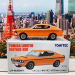 Tomica Limited Vintage Neo 1/64 Mitsubishi Colt Galant GTO MR Orange 1970 LV-N204a