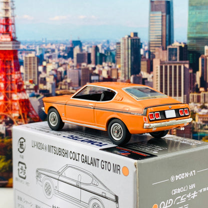 Tomica Limited Vintage Neo 1/64 Mitsubishi Colt Galant GTO MR Orange 1970 LV-N204a