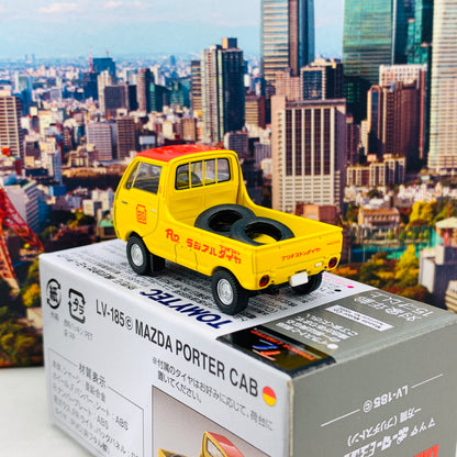 Tomytec Tomica Limited Vintage Mazda Porter Cab one side open Bridgestone LV-185c