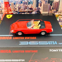 Tomytec Tomica Limited Vintage Neo 1/64 Ferrari 365 GTS4 (RED