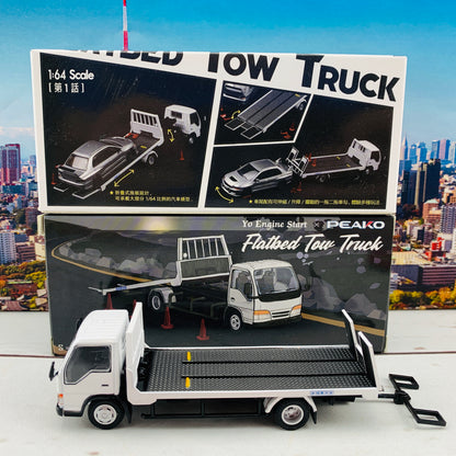 PEAKO 1/64 Y.E.S. Flatbed Tow Truck 63502