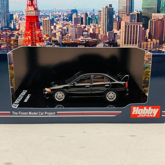 HOBBY JAPAN 1/64 Mitsubishi Lancer GSR Evolution IV CN9A Pyrenees Black HJ641011BK