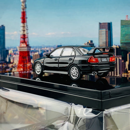 HOBBY JAPAN 1/64 Mitsubishi Lancer GSR Evolution IV CN9A Pyrenees Black HJ641011BK