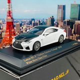 CAR-NEL 1/64 Lexus RC F "Carbon Exterior Package" 2018 White Nova Glass Flake CN640032