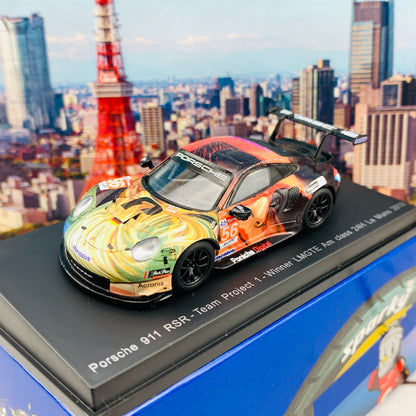 Sparky 1/64 Porsche 911 RSR No.56 Team Project 1 Winner LMGTE Am class 24H Le Mans 2019 J. Bergmeister - P. Lindsey - E. Perfetti Y142