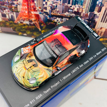 Sparky 1/64 Porsche 911 RSR No.56 Team Project 1 Winner LMGTE Am class 24H Le Mans 2019 J. Bergmeister - P. Lindsey - E. Perfetti Y142