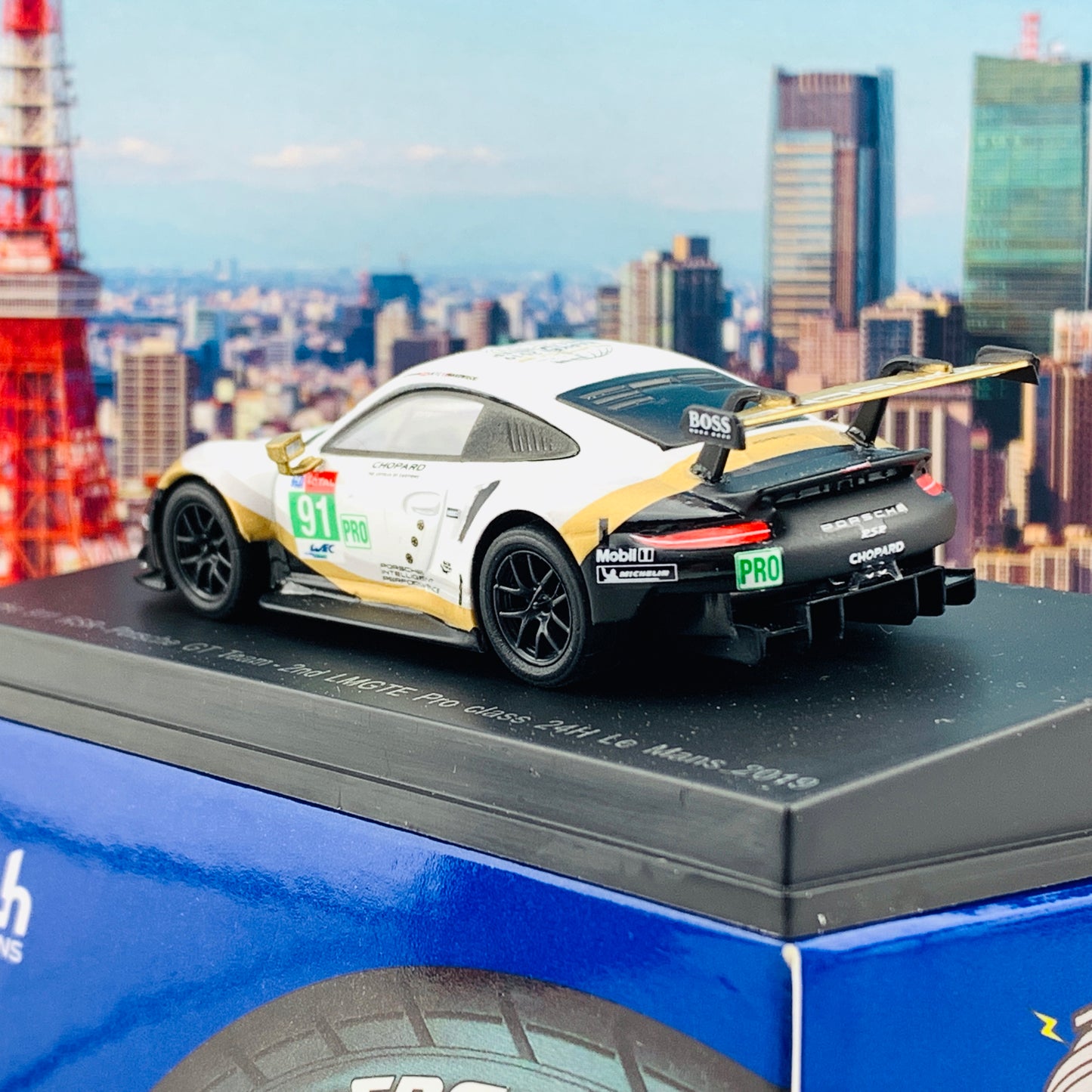 Sparky 1/64 Porsche 911 RSR No.91 Porsche GT Team 2nd LMGTE Pro class 24H Le Mans 2019 R. Lietz - G. Bruni - F. Makowiecki Y140