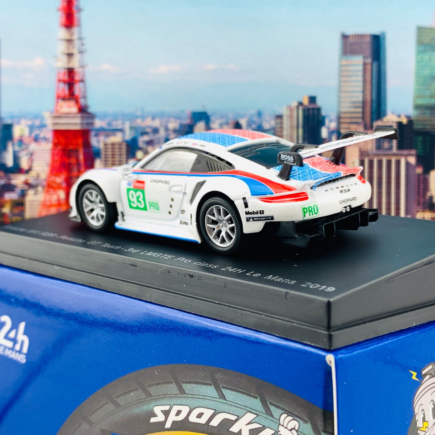 Sparky 1/64 Porsche 911 RSR No.93 Porsche GT Team 3rd LMGTE Pro class 24H Le Mans 2019 P. Pilet - E. Bamber - N. Tandy Y141