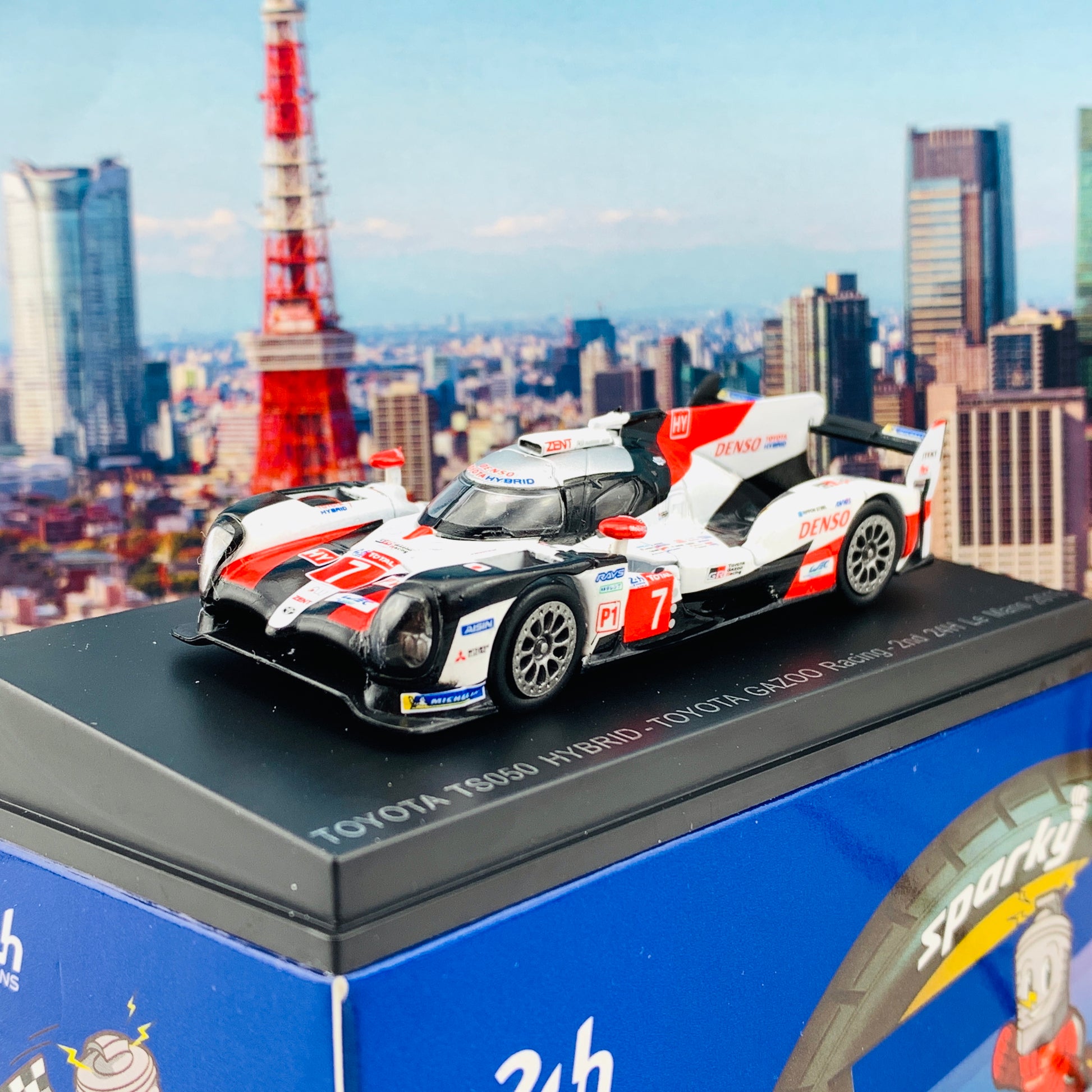 Sparky 1/64 TOYOTA TS050 HYBRID No.7 TOYOTA GAZOO Racing 2nd 24H Le Mans 2019 M. Conway - K. Kobayashi - J. M. López Y138