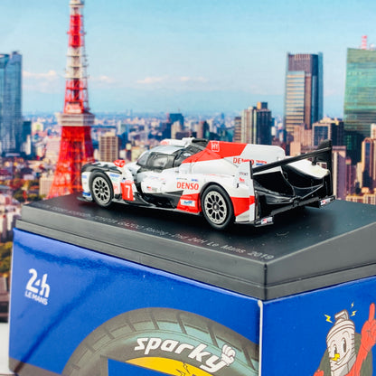 Sparky 1/64 TOYOTA TS050 HYBRID No.7 TOYOTA GAZOO Racing 2nd 24H Le Mans 2019 M. Conway - K. Kobayashi - J. M. López Y138
