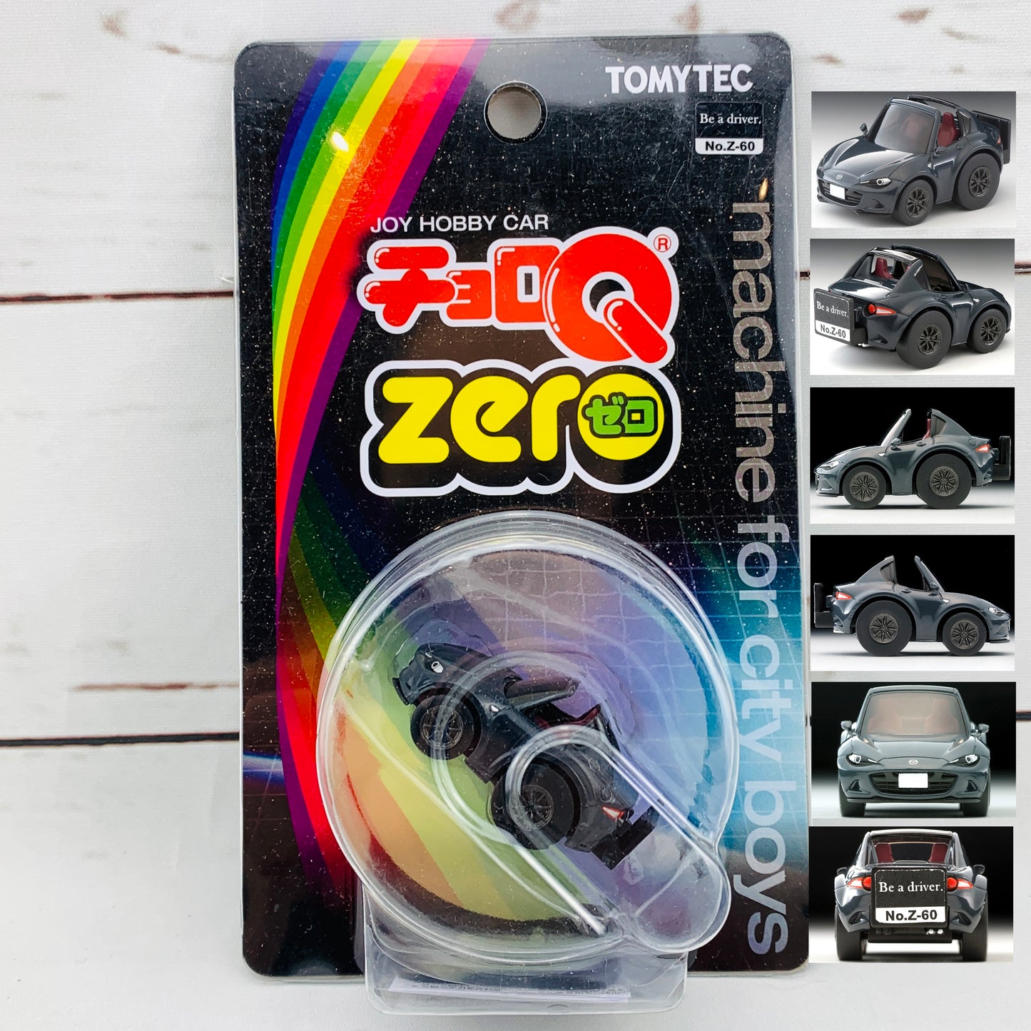 Choro-Q Zero Z-60c Mazda Roadster RF Open Roof Specification Grey 