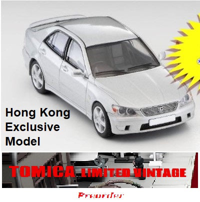 Tomytec Limited Vintage Lexus IS200 SILVER Hong Kong Exclusive Model