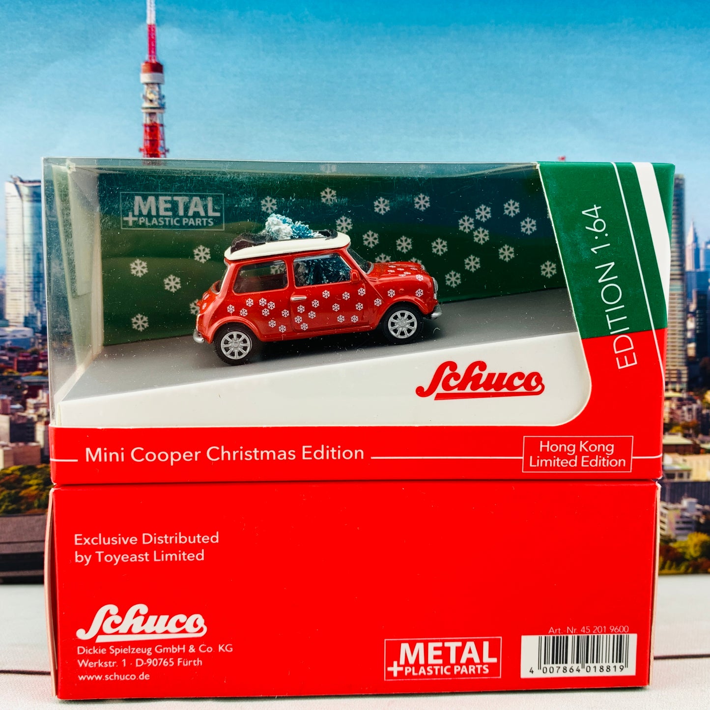 Schuco 1/64 Mini Cooper Christmas Edition (Hong Kong Limited Edition) 452019600