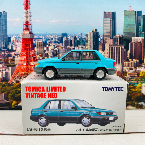 Tomica Limited Vintage Neo 1/64 Isuzu Gemini PATiO Blue LV-N125a