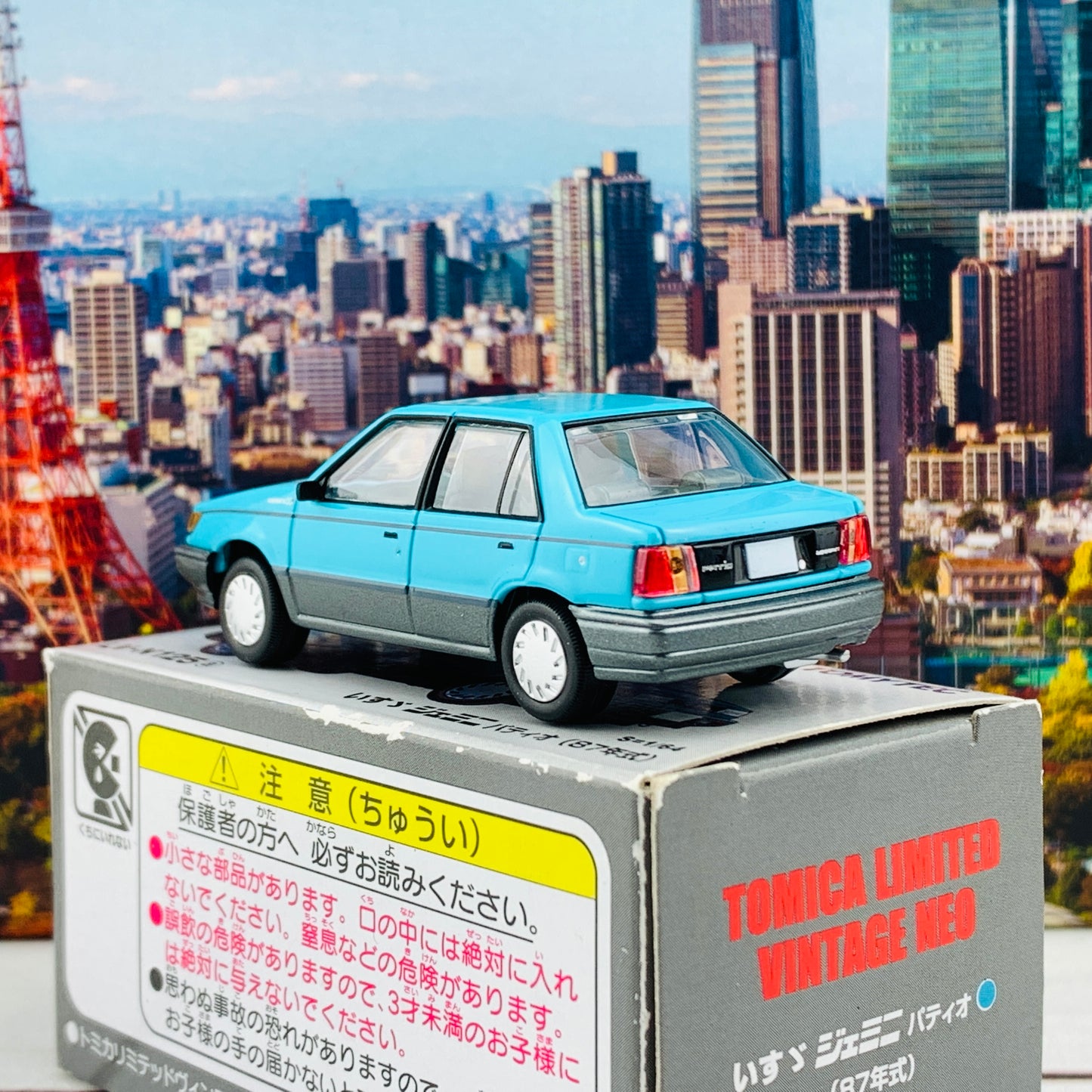 Tomica Limited Vintage Neo 1/64 Isuzu Gemini PATiO Blue LV-N125a