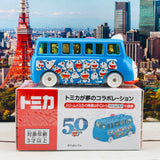 Dream TOMICA 158 Doraemon 50th Anniversary Wrapping Bus