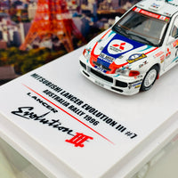 INNO64 1/64 MITSUBISHI LANCER EVOLUTION III #7 Australia Rally 1996 IN64-EVO3-AU96