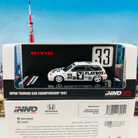 INNO64 1/64 HONDA CIVIC EF9 #33 "Team Racing Forum" JTC 1991 IN64-EF9-PRT91