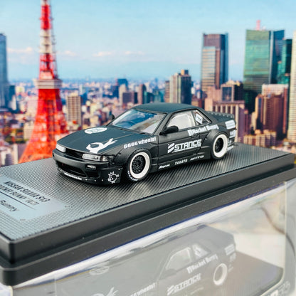 INNO64 1/64 NISSAN SILVIA S13 ROCKET BUNNY V2 Matte Black IN64-S13V2-MB