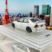 INNO64 1/64 Toyota Altezza RS200 Z-Edition SILVER with Extra Wheels set and Carbon Bonnet decals IN64-RS200-SL
