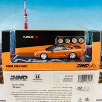 INNO64 1/64 HONDA NSX-R NA2 Imola Orange Pearl W/ Extra Wheels IN64-NSX2-ORG