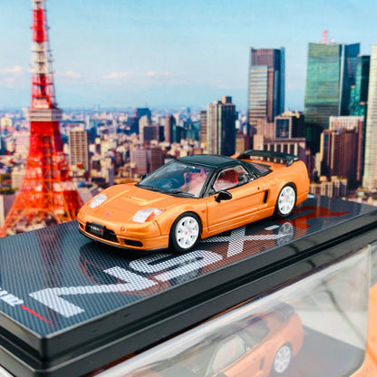 INNO64 1/64 HONDA NSX-R NA2 Imola Orange Pearl W/ Extra Wheels IN64-NSX2-ORG