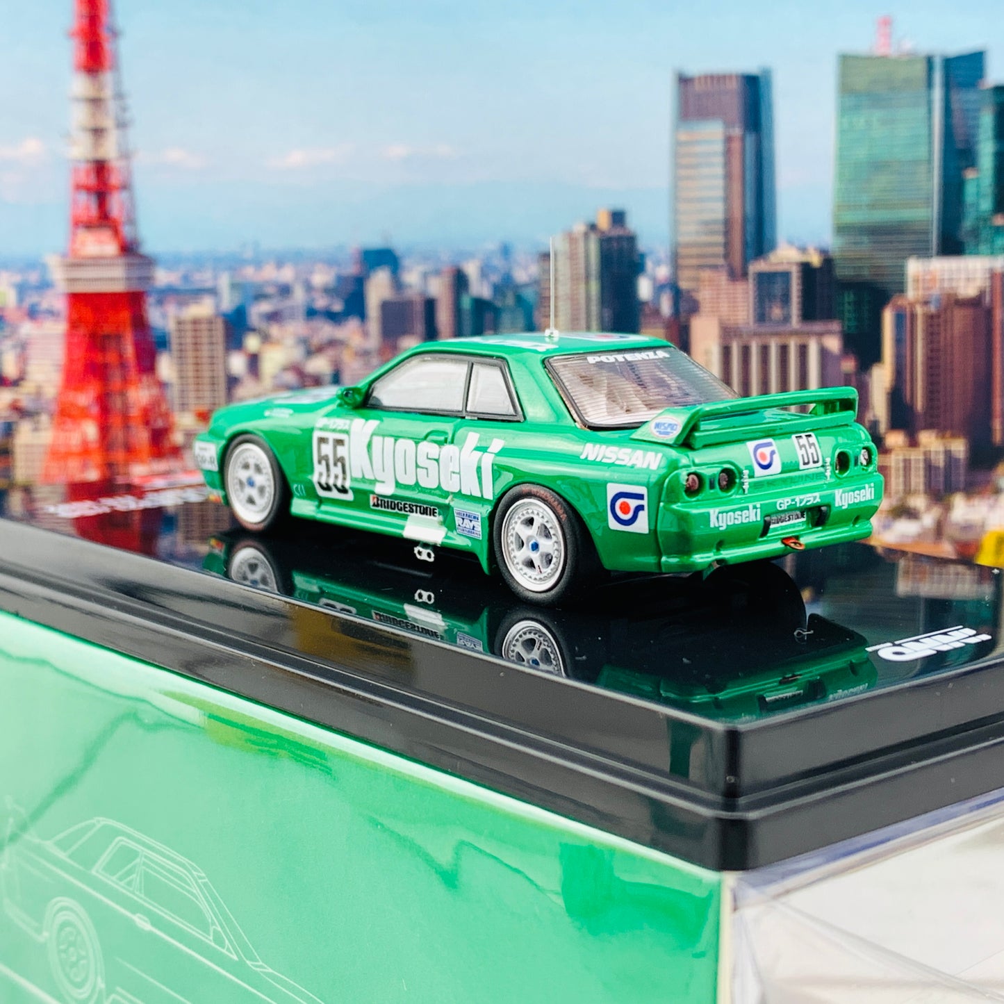 INNO64 1/64 NISSAN SKYLINE GTR R32 #55 "NIKKO KYOSEI GP1 Plus" JTC 1992  IN64-R32-NK92