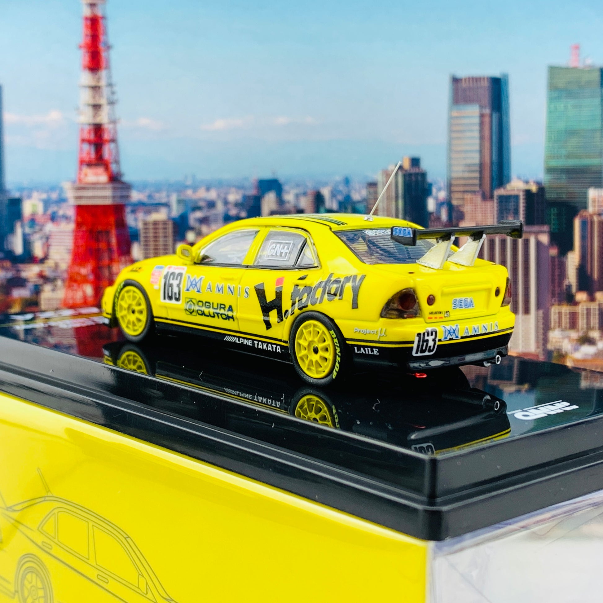 INNO64 1/64 TOYOTA ALTEZZA RS200 #163 "H FACTORY" N1 Super Taikyu 2002 IN64-RS200-HFAC