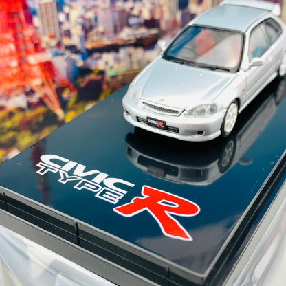 HOBBY JAPAN 1/64 Honda Civic TYPE R EK9 2000 VOGUE SILVER HJ641016S
