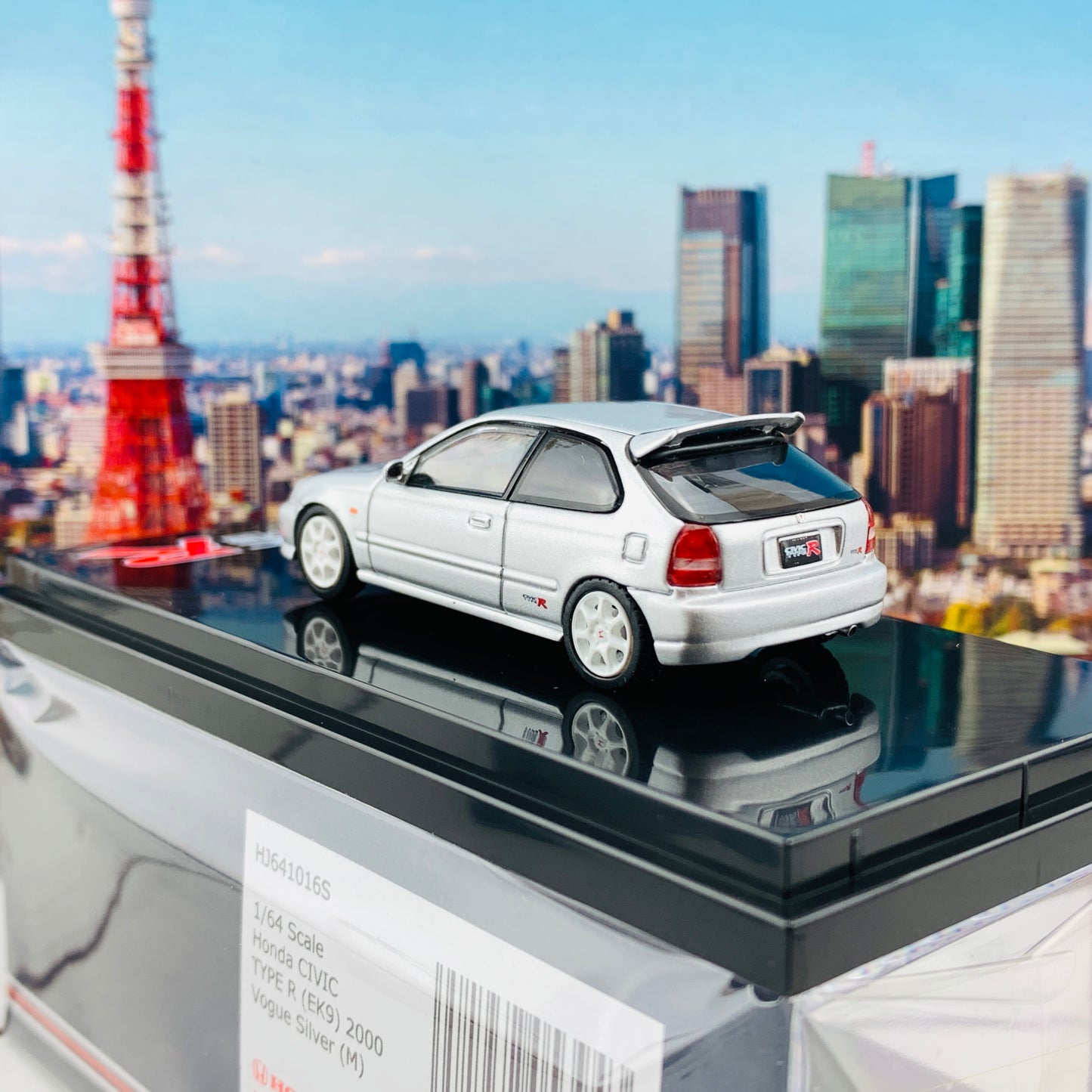 HOBBY JAPAN 1/64 Honda Civic TYPE R EK9 2000 VOGUE SILVER HJ641016S